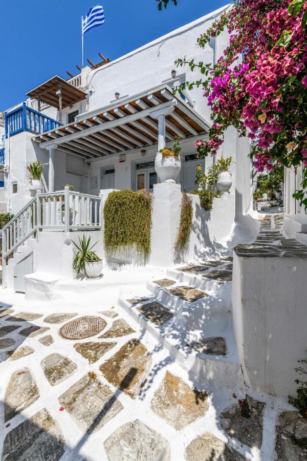 Floral Villa With Marvelous View To Mykonos Town Екстер'єр фото