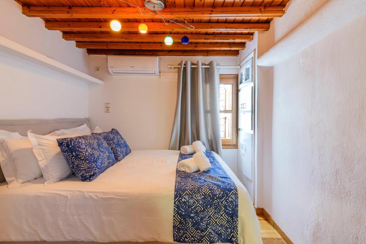 Floral Villa With Marvelous View To Mykonos Town Екстер'єр фото