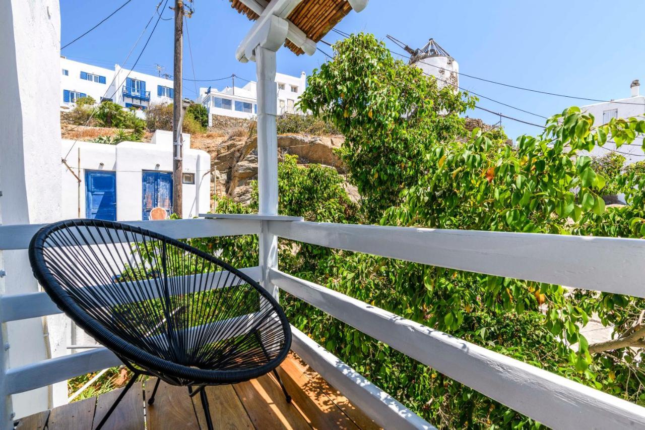 Floral Villa With Marvelous View To Mykonos Town Екстер'єр фото