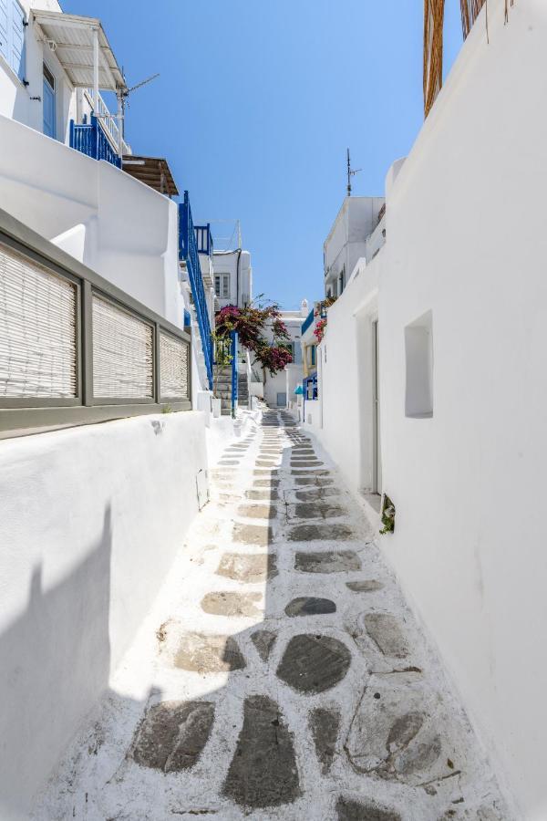 Floral Villa With Marvelous View To Mykonos Town Екстер'єр фото